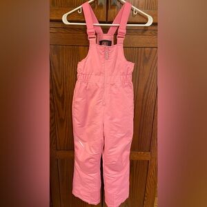 Swiss Tech Pink Girls 6-6X Kids Snow Bib